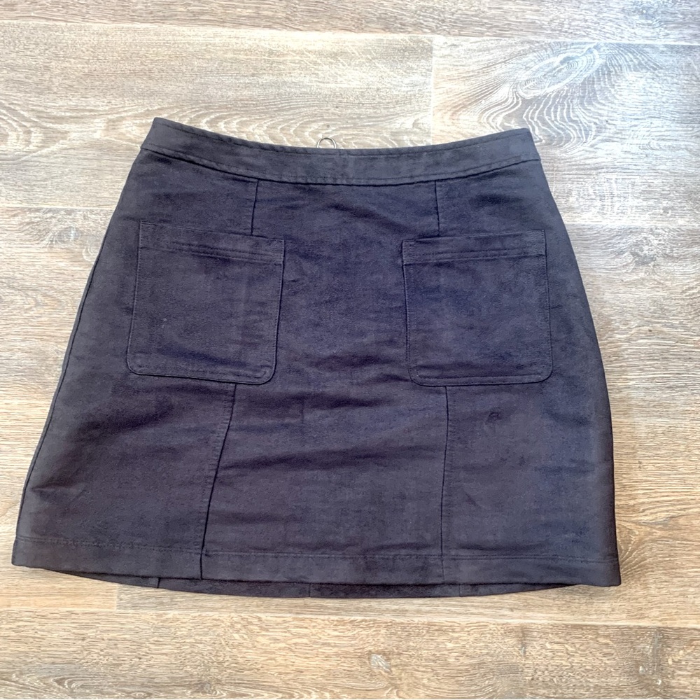 🖤 Velour Mini Skirt Zip Back 🖤